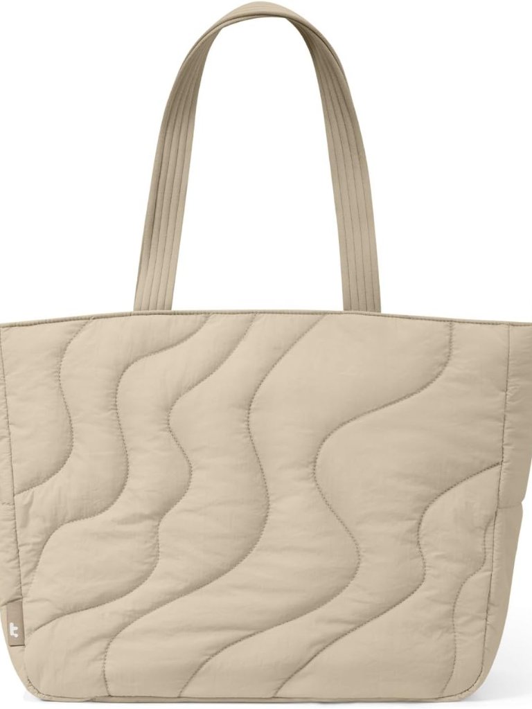 Puffy Laptop Tote Bag For Women 10l/13.5/17.5l, Puffer Work Tote With Padded Lap